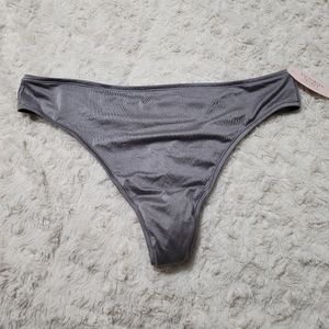 Victoria's Secret NWT satin thong, size XL